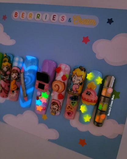 Nintendo 3DS Liquid-Filled Nails