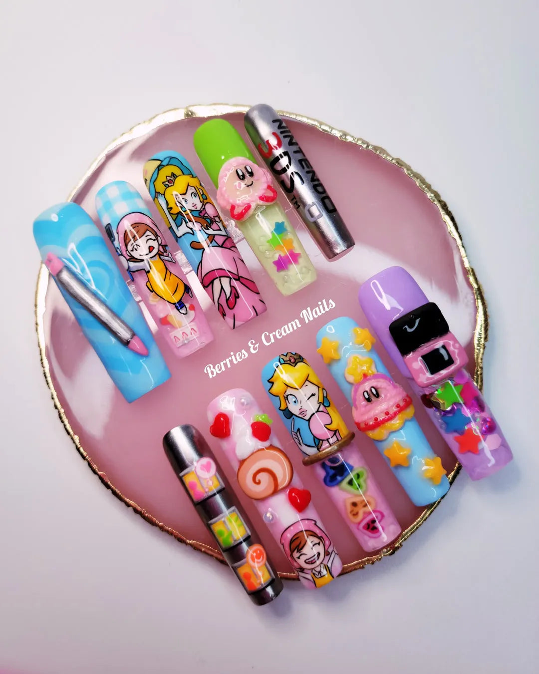 Nintendo 3DS Liquid-Filled Nails