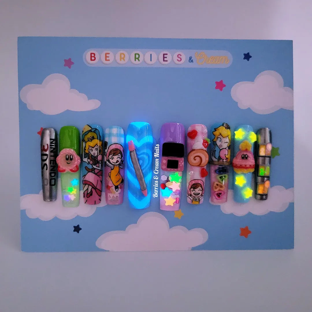 Nintendo 3DS Liquid-Filled Nails