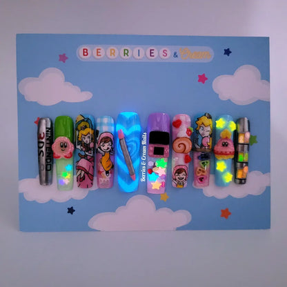 Nintendo 3DS Liquid-Filled Nails