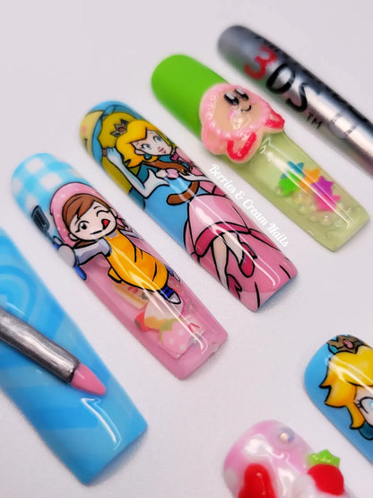 Nintendo 3DS Liquid-Filled Nails