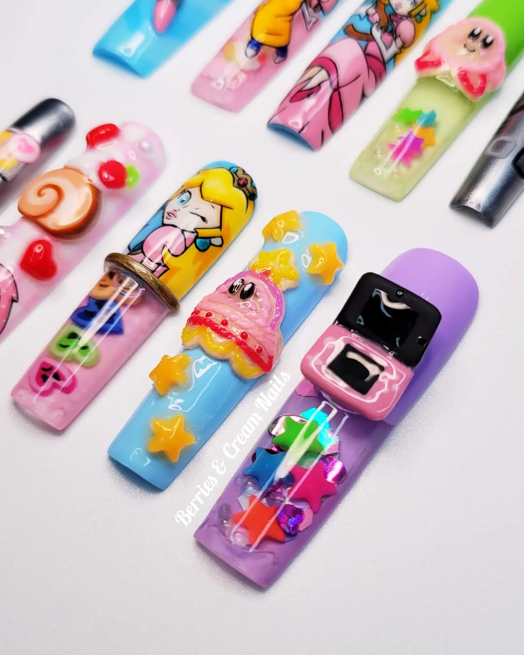 Nintendo 3DS Liquid-Filled Nails