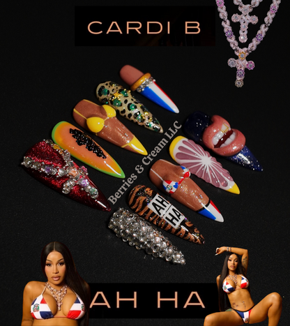 Cardi B Nails