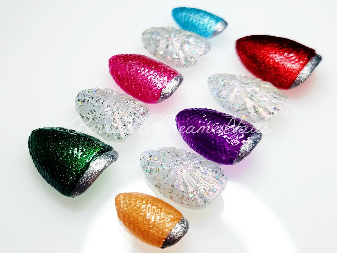 Christmas Light Nails