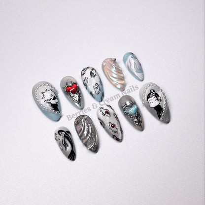 Gojo & Geto Nails