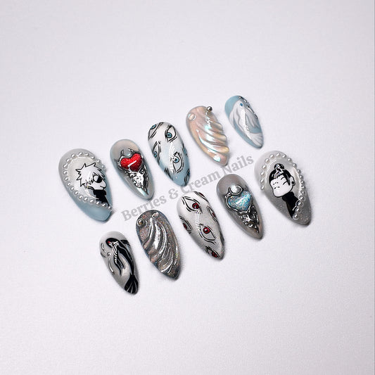 Gojo & Geto Nails