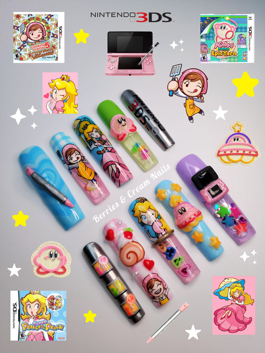 Nintendo 3DS Liquid-Filled Nails