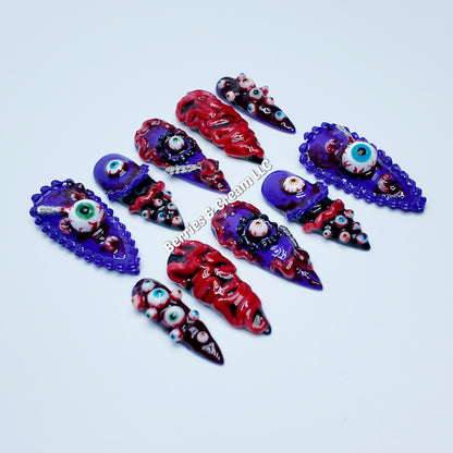 Eyeball Cake Nails