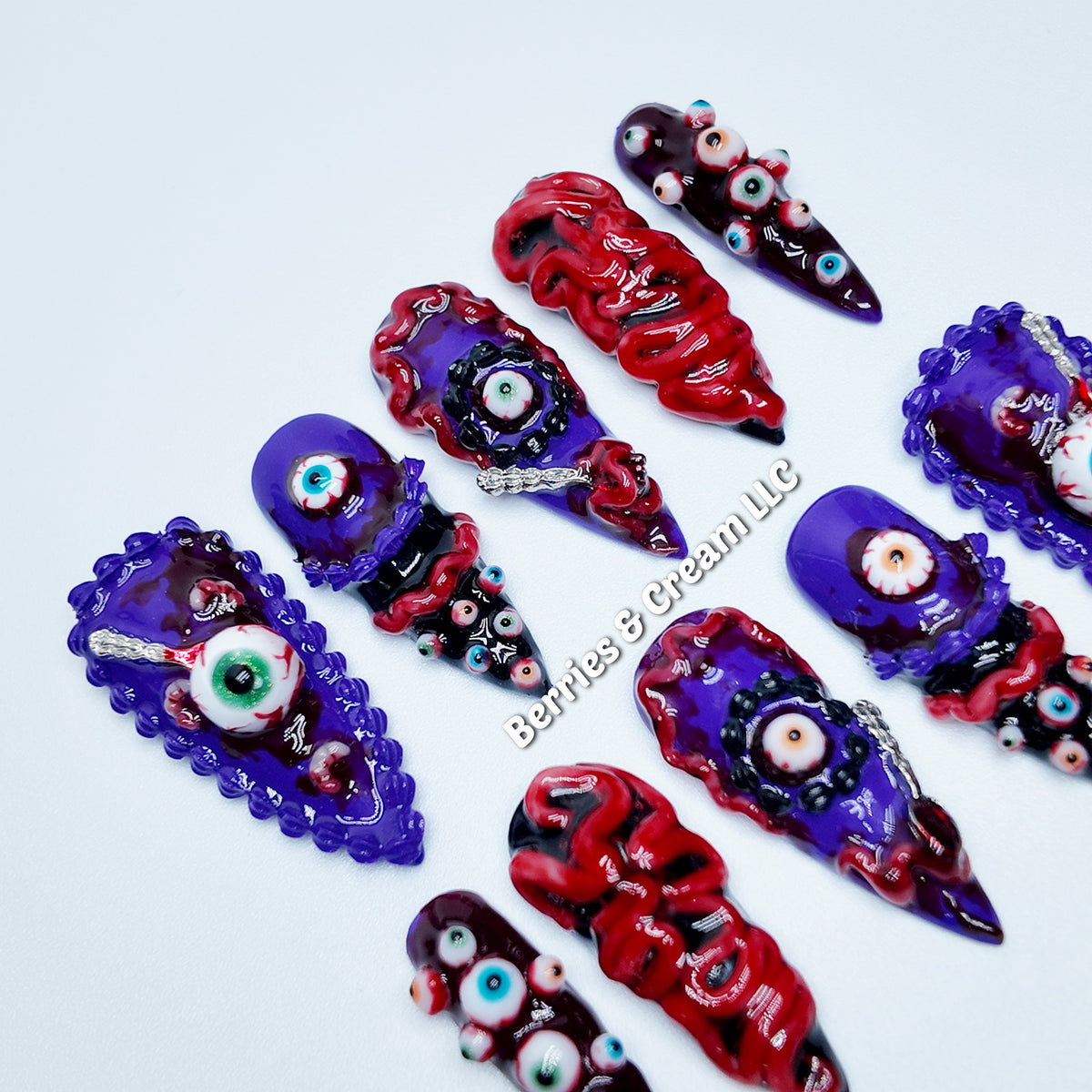Eyeball Cake Nails