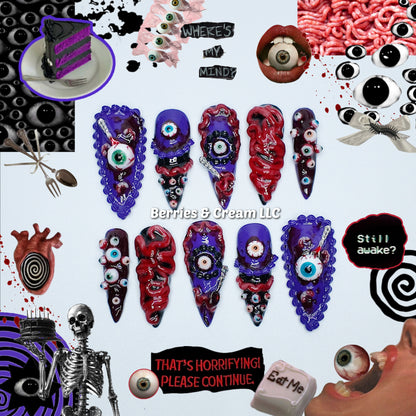 Eyeball Cake Nails