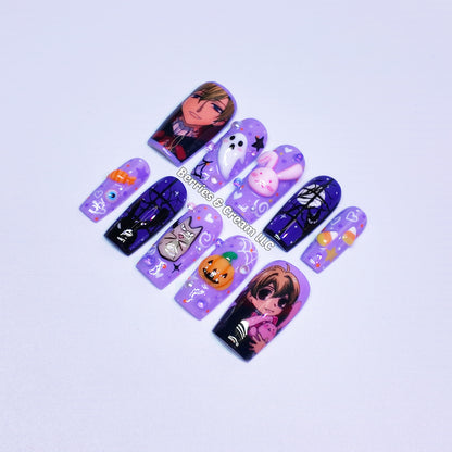 Ouran High School Host Club Halloween Nails