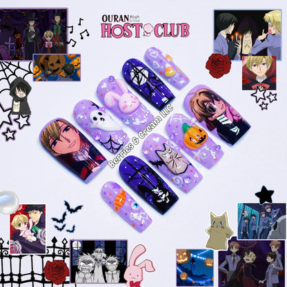 Ouran High School Host Club Halloween Nails