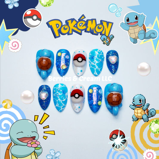Pokémon - Squirtle Nails
