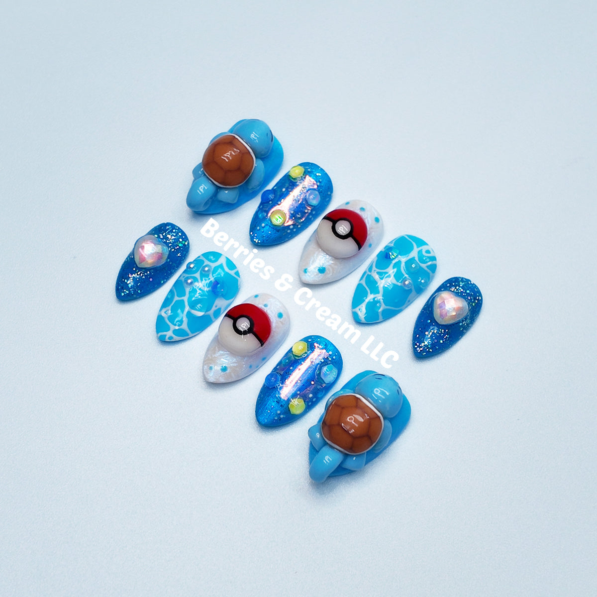 Pokémon - Squirtle Nails