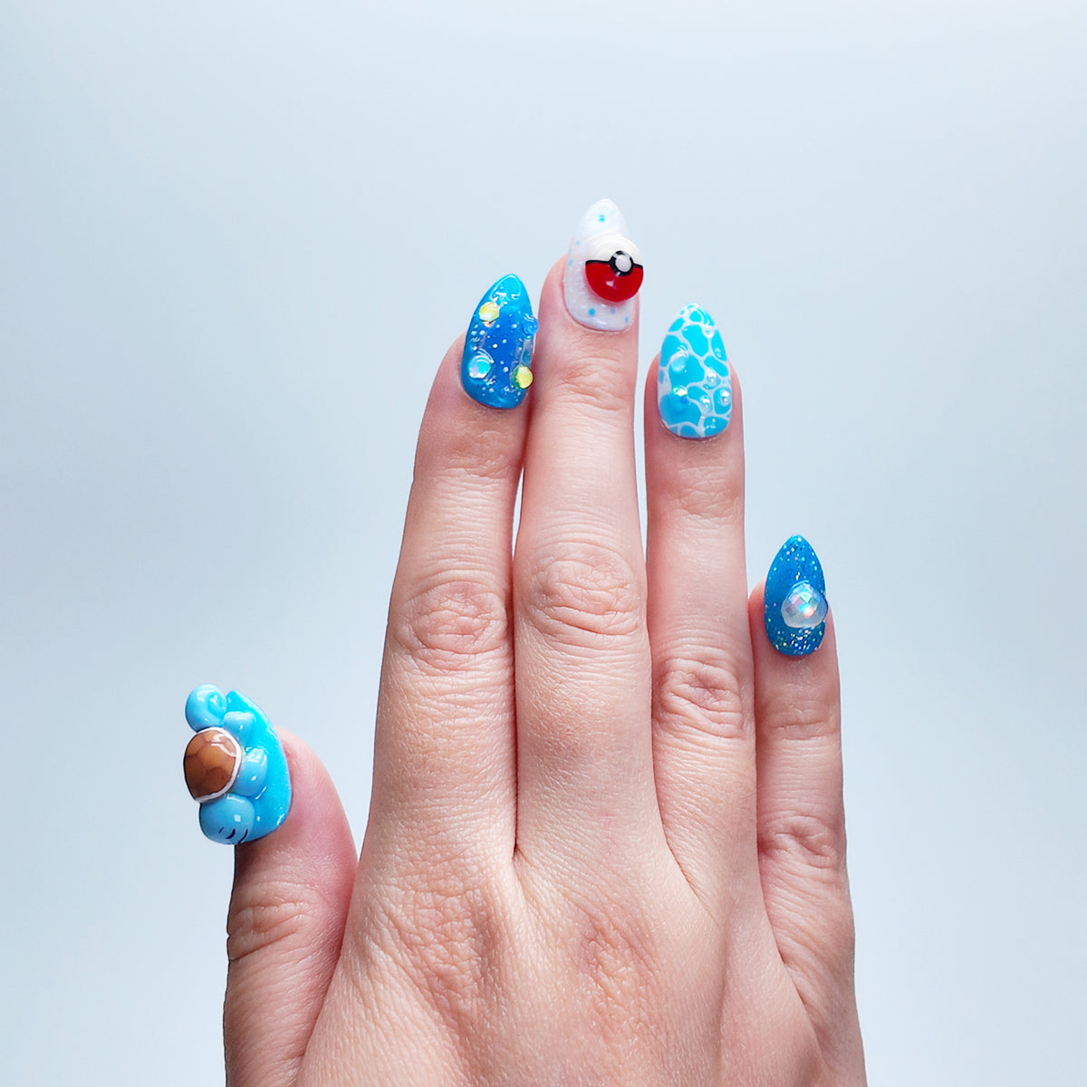 Pokémon - Squirtle Nails