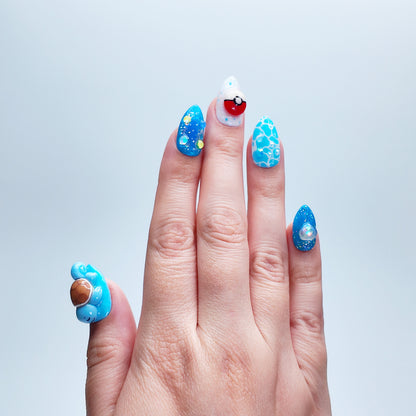 Pokémon - Squirtle Nails