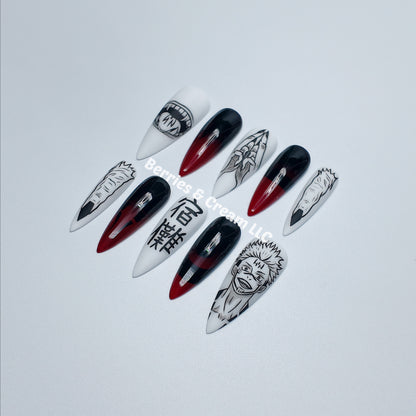 Sukuna Nails