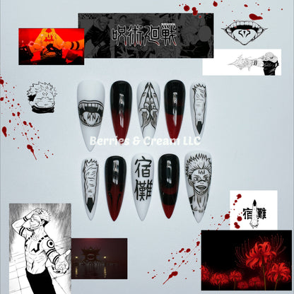 Sukuna Nails