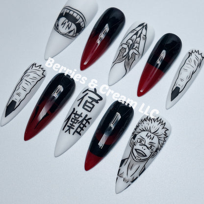 Sukuna Nails