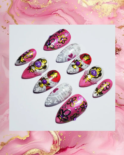 Genshin Impact - Yae Miko Nails